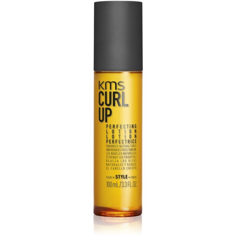 KMS Curl Up Perfecting Lotion latte modellante per capelli mossi e ricci 100 ml