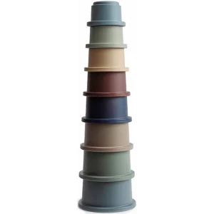 Mushie Stacking Tower torre a blocchi Forest 6m+ 1 pz