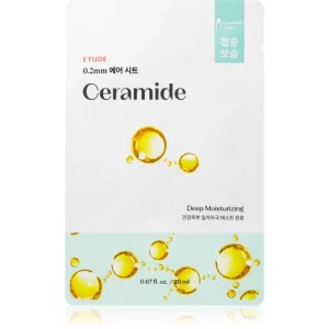 ETUDE 0.2 Therapy Air Mask Ceramide mascheraviso idratante in tessuto per ripristinare la barriera cutanea 20 ml