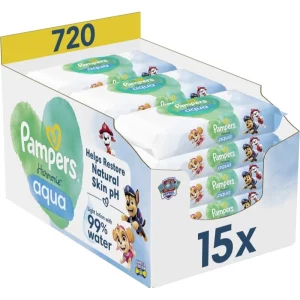 Pampers Harmonie Aqua Paw Patrol salviette detergenti umidificate per bambini 720 pz