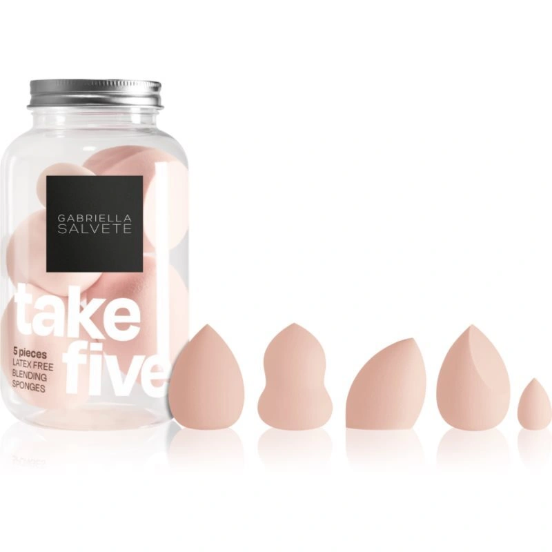 Gabriella Salvete Take Five Light Orange set di applicatori per il viso
