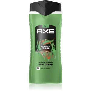 Axe Jungle Fresh gel doccia per viso, corpo e capelli Palm Leaves & Amber 400 ml