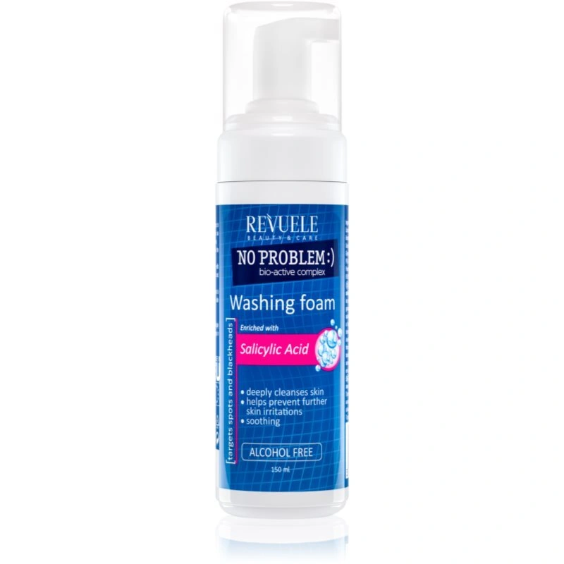 Revuele No Problem Washing Foam mousse detergente con acido salicilico 150 ml