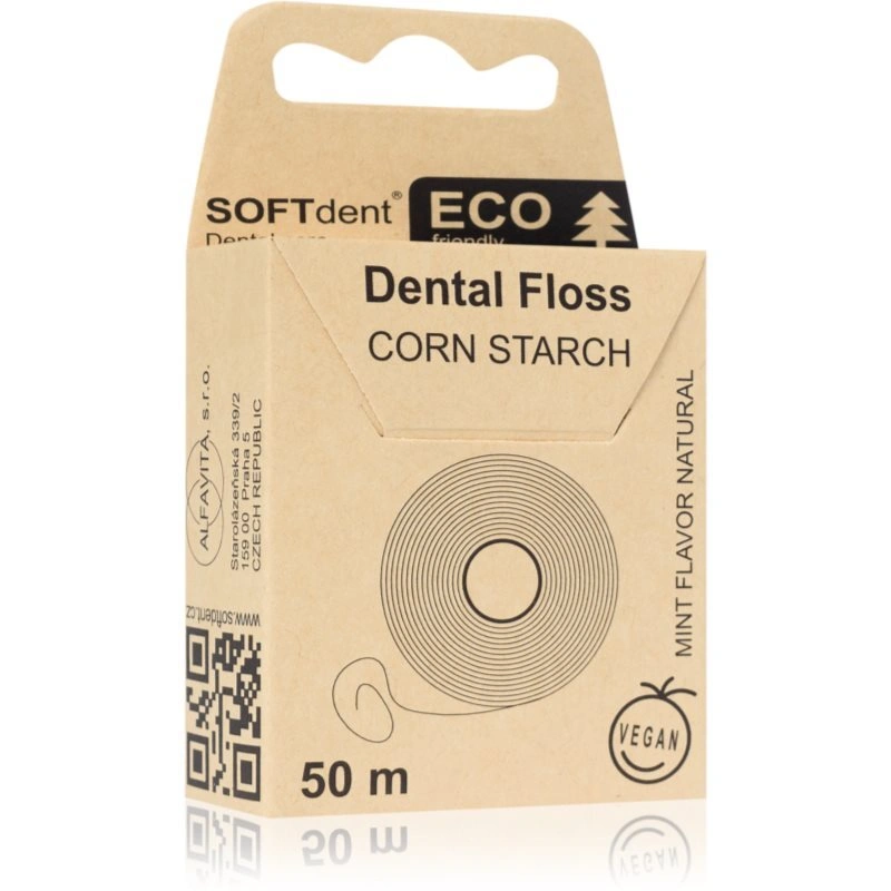 SOFTdent ECO Corn Starch filo interdentale Mint 50 m