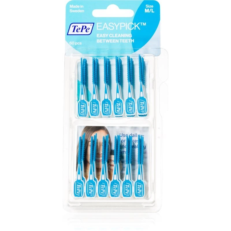 TePe EasyPick M/L stuzzicadenti Blue 60 pz