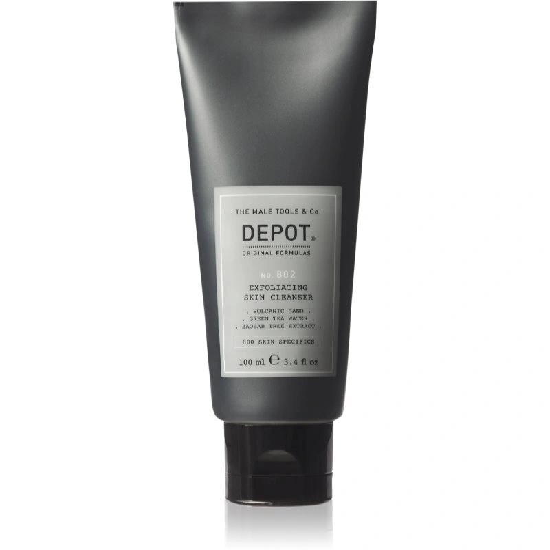 Depot 800 SKIN SPECIFICS NO. 802 EXFOLIATING SKIN CLEANSER gel detergente esfoliante per uomo 100 ml