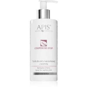 Apis Natural Cosmetics Couperose-Stop lozione tonica idratante per pelli sensibili con tendenza all'arrossamento 300 ml