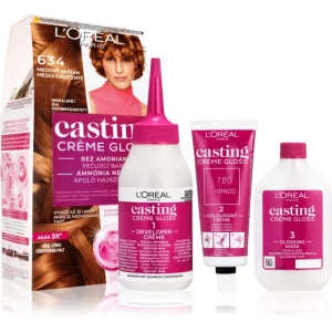 L’Oréal Paris Casting Creme Gloss tinta per capelli colore 634 Miel Marron 1 pz