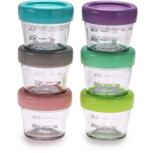 Melii Glass Food Container contenitore per alimenti 6x118 ml