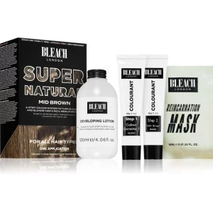 Bleach London Super Natural Mid Brown tinta semipermanente per capelli colore Mid Brown 1 pz