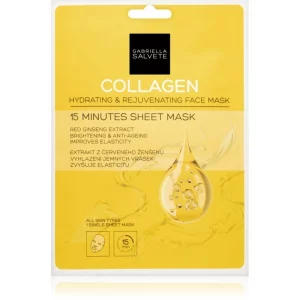 Gabriella Salvete Face Mask Collagen maschera in tessuto per una pelle luminosa e liscia 1 pz