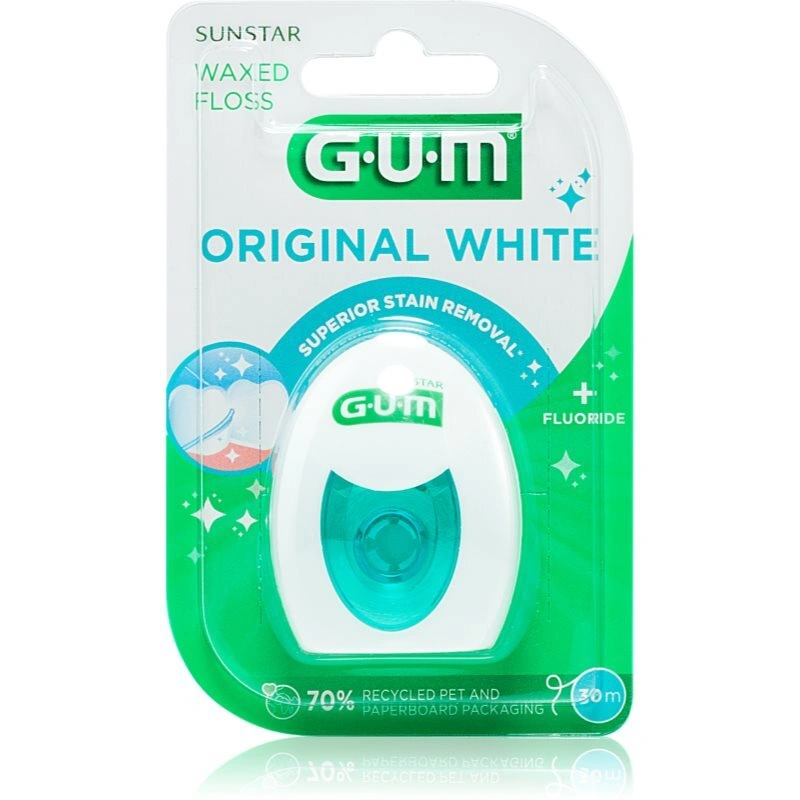 G.U.M Original White filo interdentale 30 m
