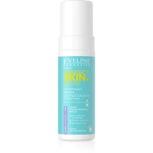 Eveline Cosmetics Perfect Skin .acne mousse di pulizia profonda per pelli problematiche, acne 150 ml