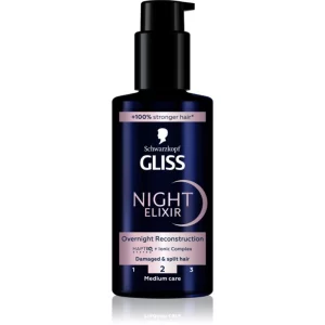 Schwarzkopf Gliss Night Elixir elisir senza risciacquo per doppie punte 100 ml