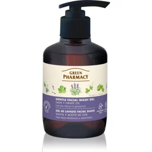 Green Pharmacy Sage & Thyme Face Wash gel detergente delicato per pelli con tendenza alle irritazioni 270 ml