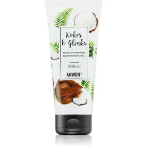 Anwen Coconut & Clay maschera per capelli Low Porosity 200 ml