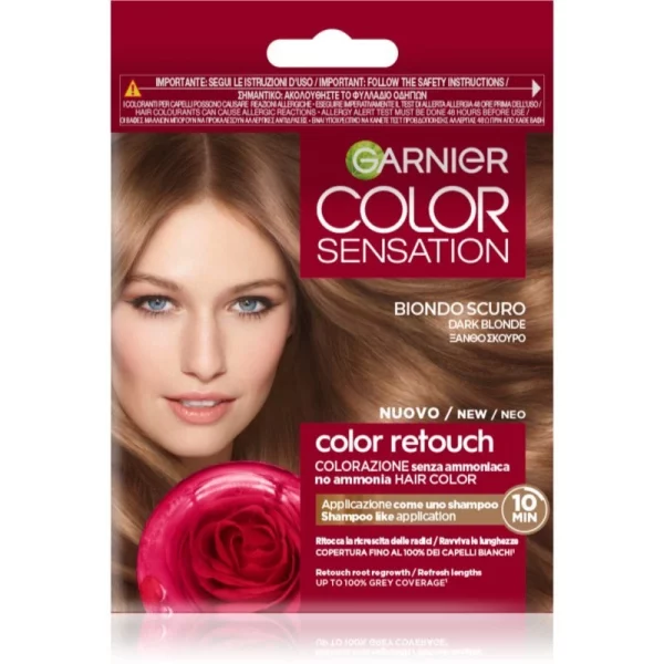 Garnier Color Sensation Retouch colore per coprire la ricrescita Biondo Scuro 1 pz