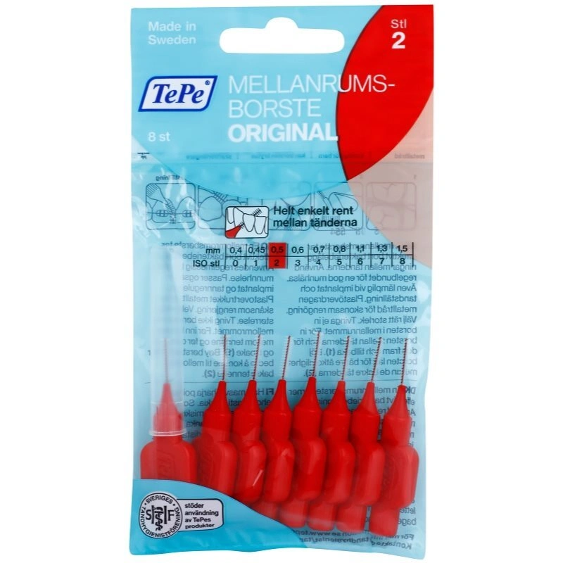 TePe Original scovolini interdentali 0,5 mm 8 pz