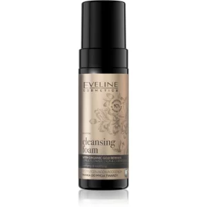 Eveline Cosmetics Organic Gold mousse detergente idratante e lenitiva per pelli sensibili 150 ml