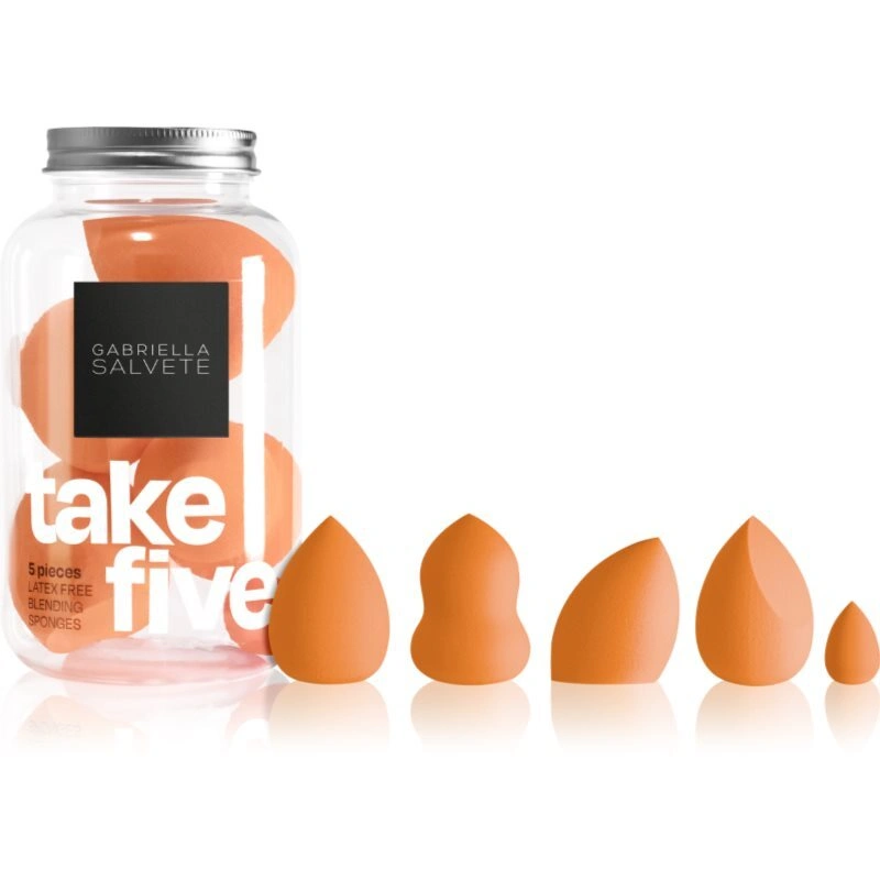 Gabriella Salvete Take Five Orange set di applicatori per il viso