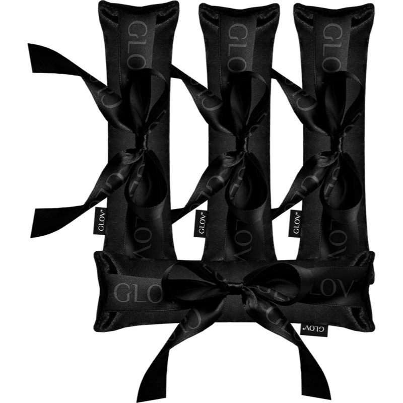 GLOV CoolCurl Ribbon Rollers accessori per capelli per modellare i ricci Black 4 pz