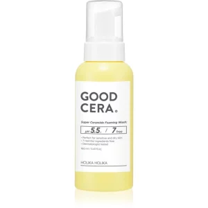 Holika Holika Good Cera mousse detergente esfoliante con ceramidi 160 ml