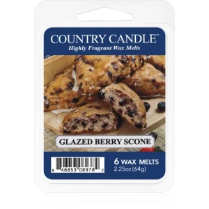 Country Candle Glazed Berry Scones cera per lampada aromatica 64 g