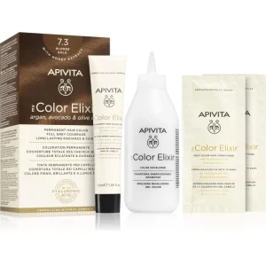 Apivita My Color Elixir tinta per capelli senza ammoniaca colore 7.3 Blonde Gold 1 pz