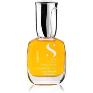 Alfaparf Milano Semi di Lino Sublime Cristalli olio idratante per capelli brillanti e morbidi 15 ml