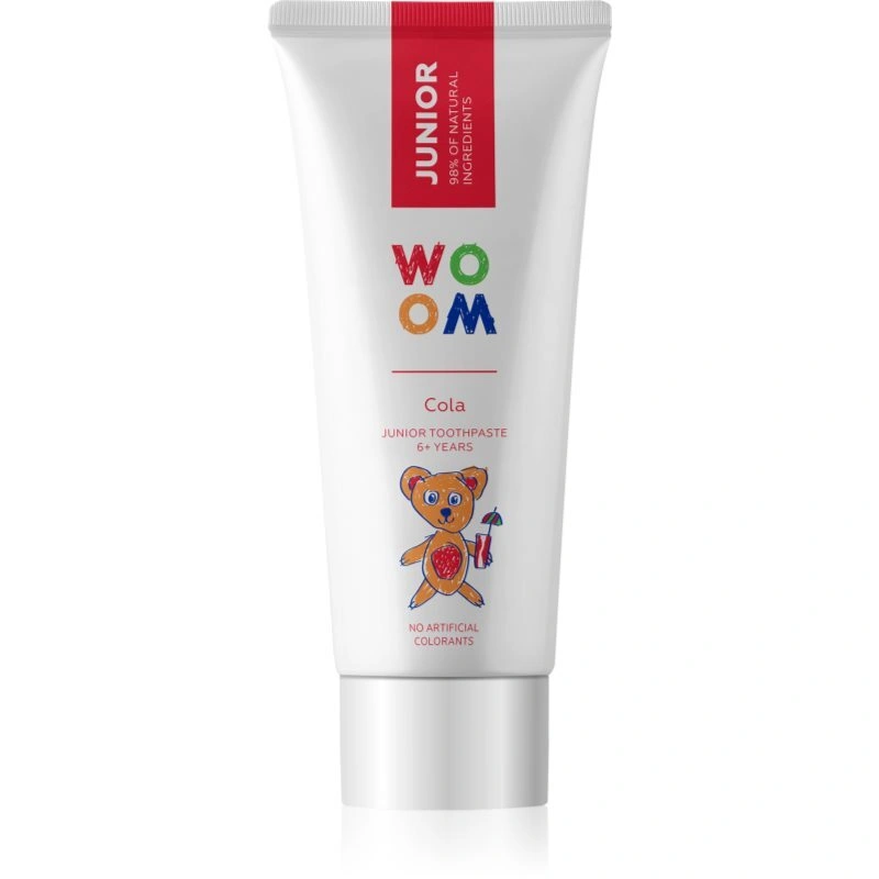 WOOM Junior Cola dentifricio per bambini 50 ml