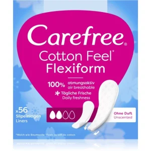 Carefree Cotton Flexiform salvaslip senza profumazione 56 pz