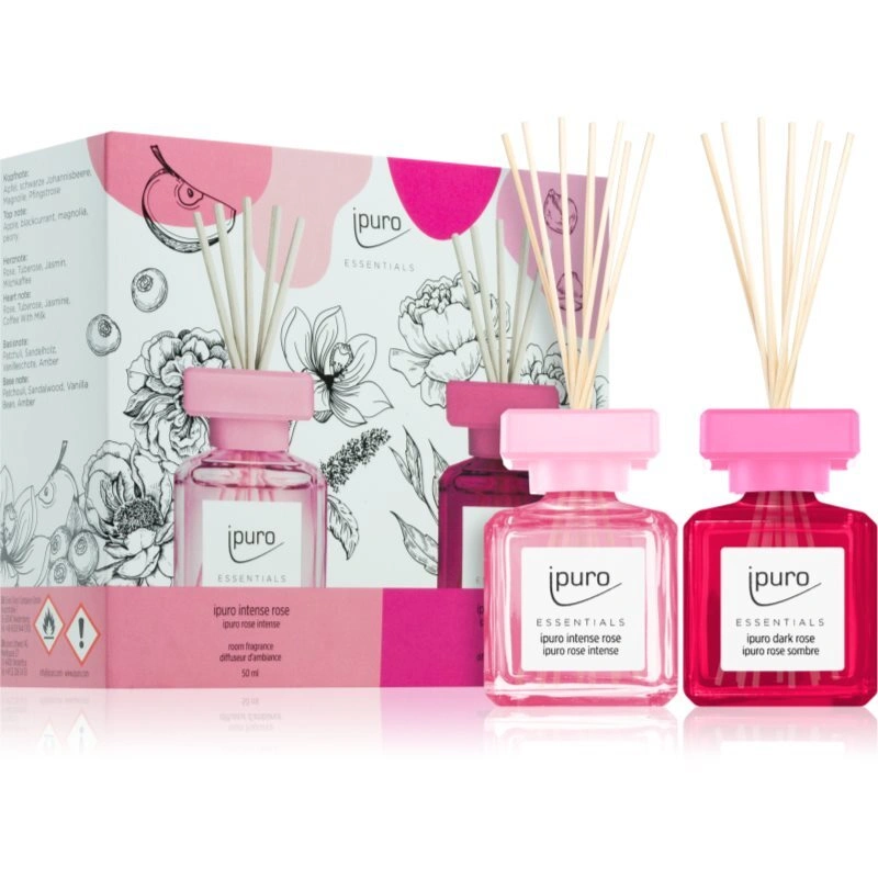 ipuro Essentials Intense & Dark Rose confezione regalo 2x50 ml