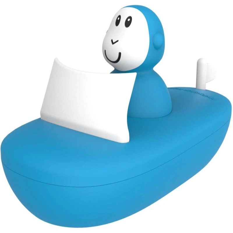 Matchstick Monkey Endless Bathtime Fun Boat Set giocattolo acquatico Blue 2 pz