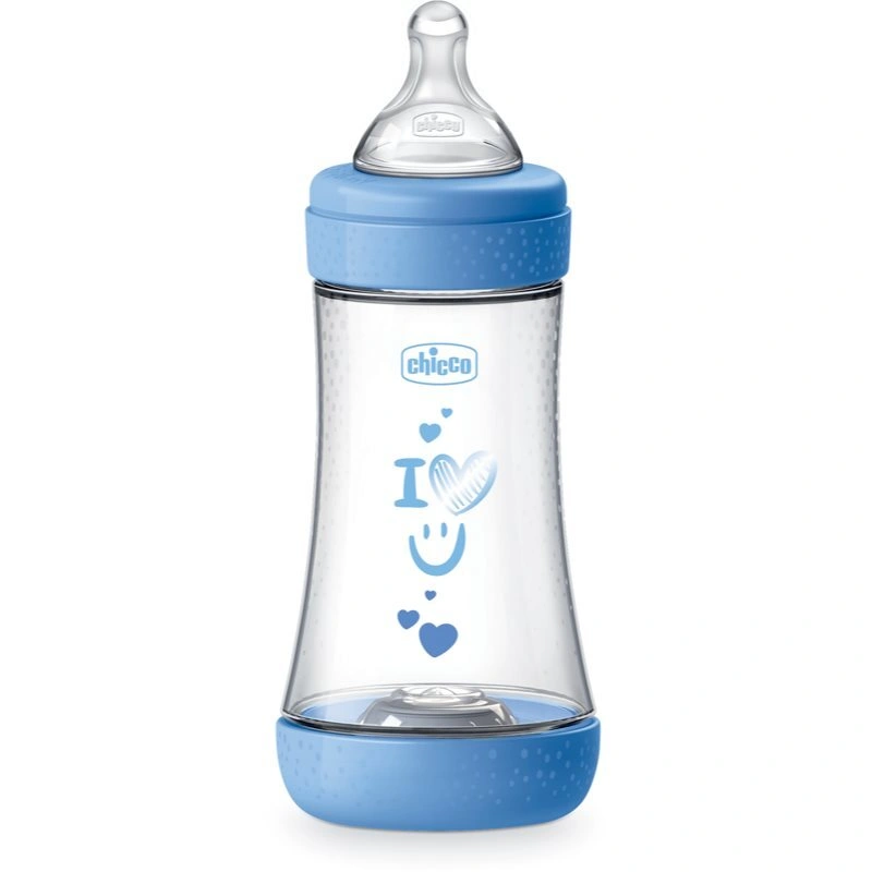 Chicco Perfect 5 biberon 2 m+ Medium Flow Blue 240 ml