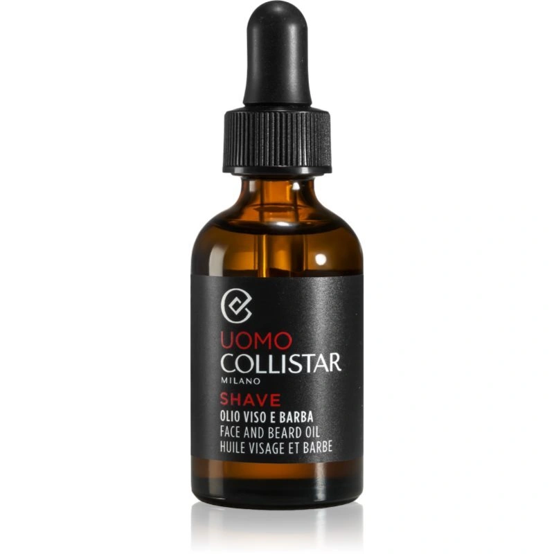 Collistar Uomo Face and Beard Oil olio nutriente per viso e barba 30 ml