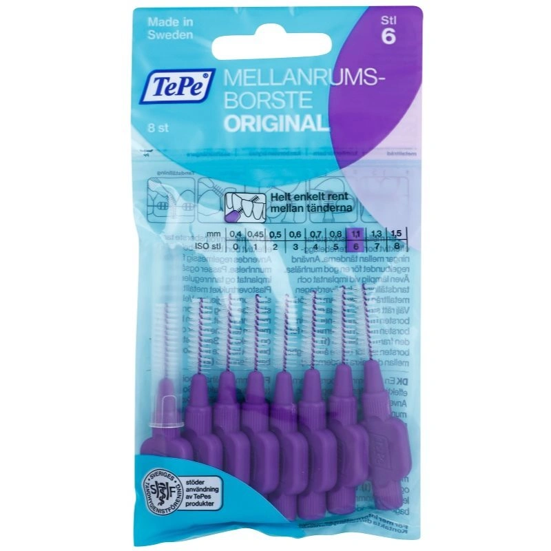 TePe Original scovolini interdentali 1,1 mm 8 pz