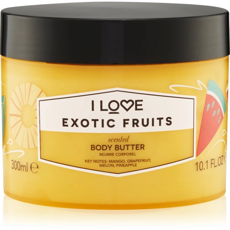 I Love Exotic Fruit burro corpo 330 ml