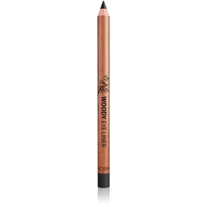 Gosh Woody matita per occhi waterproof colore 001 Ebony Black 1.1 g
