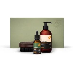 Beviro Bergamia Wood Beard Care Kit confezione regalo per la barba