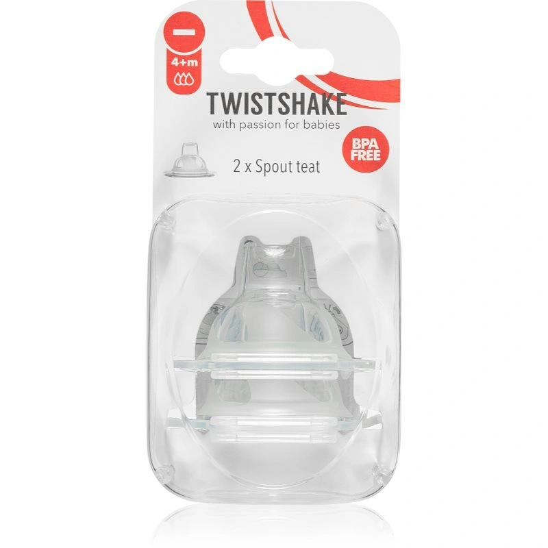 Twistshake Spout Teat tettarella per biberon 4m+ 2 pz