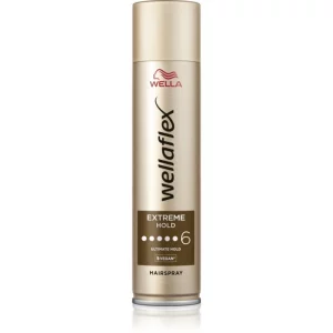 Wella Wellaflex Extreme Hold lacca per capelli fissante extra forte per un fissaggio naturale 250 ml