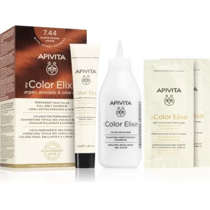 Apivita My Color Elixir tinta per capelli senza ammoniaca colore 7.44 Blonde Intense Copper 1 pz