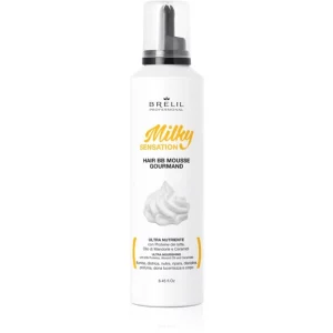 Brelil Professional Milky Sensation Hair BB Mousse mousse idratante per capelli ribelli e crespi 250 ml