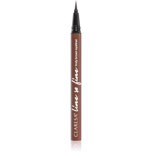Claresa Line So Fine eyeliner in pennarello colore Brown 0,8 g