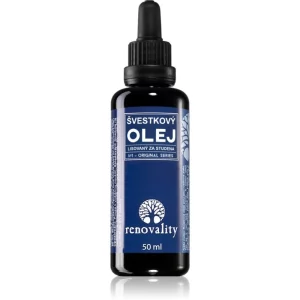Renovality Original Series Cold-Pressed Plum Oil olio viso per pelli secche e sensibili 50 ml