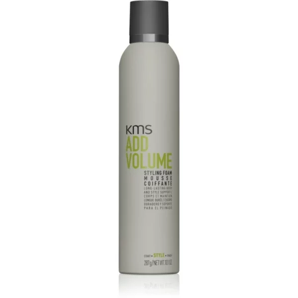 KMS Add Volume Styling Foam schiuma per capelli per un volume lunga durata 300 ml