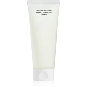 WHAMISA Organic Flowers Foam Cleansing Cream crema detergente in schiuma per una pulizia in profondità 150 ml