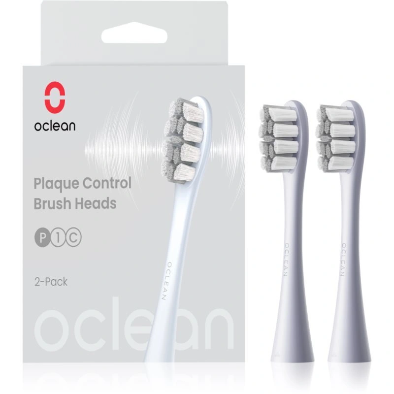 Oclean Plaque Control Medium testina di ricambio Silver 2 pz
