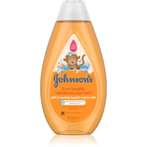 Johnson's® Wash and Bath bagno effervescente e gel detergente 2 in 1 500 ml