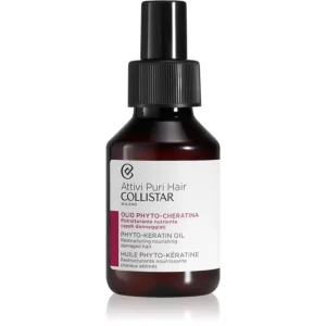 Collistar Hair Phyto-Keratin Oil Restructuring Nourishing olio per capelli rigenerante con cheratina 100 ml